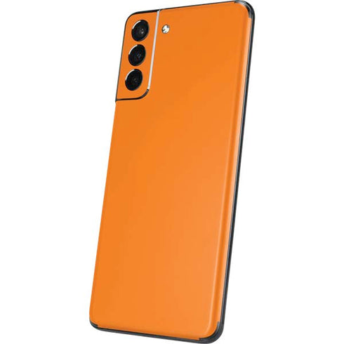 Orange Solid Galaxy S21 Plus 5G Skin